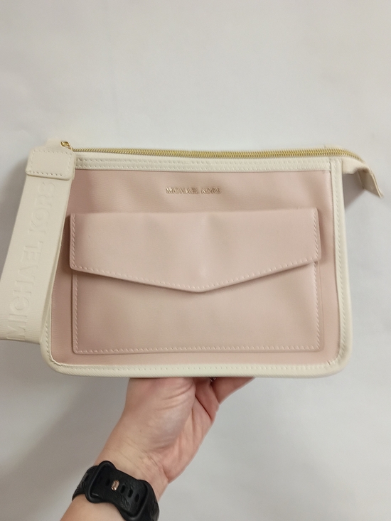 Michael Kors Handbags - Michael Kors Blush Pink and Cream Leather Wristlet